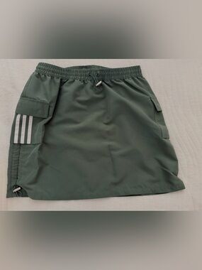 adidas Olive Cargo Drawstring Skirt new size m